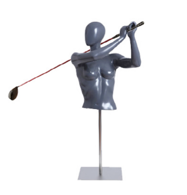 Female Mannequin swinging a golf club - 1