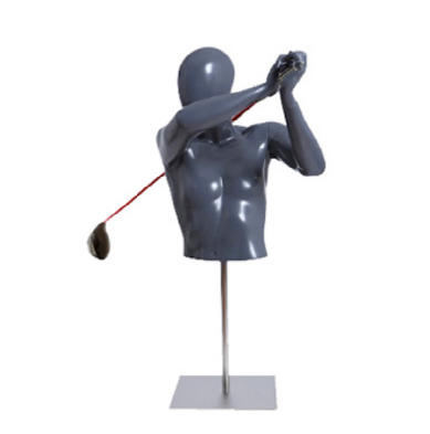 Male Mannequin swinging a golf club - 1