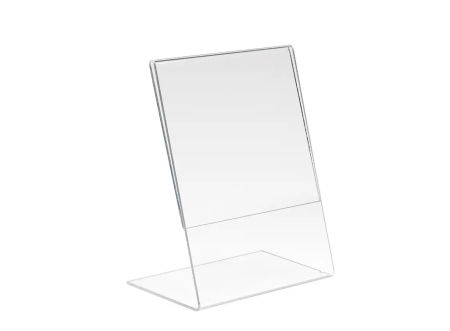 ACRYLIC SLANTBACK SIGN HOLDERS - 1