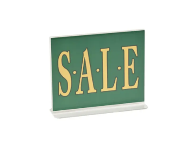 ACRYLIC TOP LOAD SIGN HOLDERS - 1