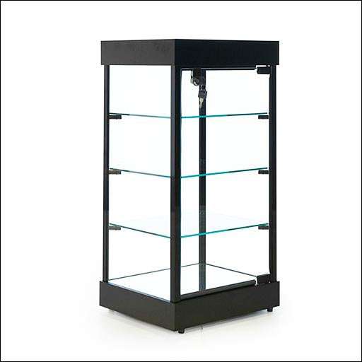 Euro Style Tall Counter Top Case with LED Light and Multiple Finish Options - 1