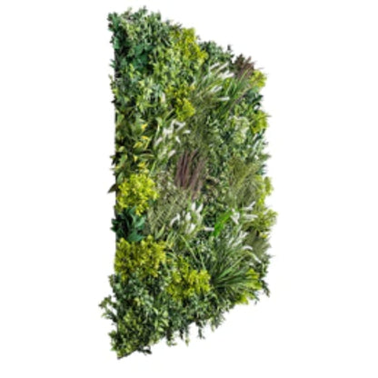 Garden of Eden artificial living wall installed in a hospitality or commercial setting