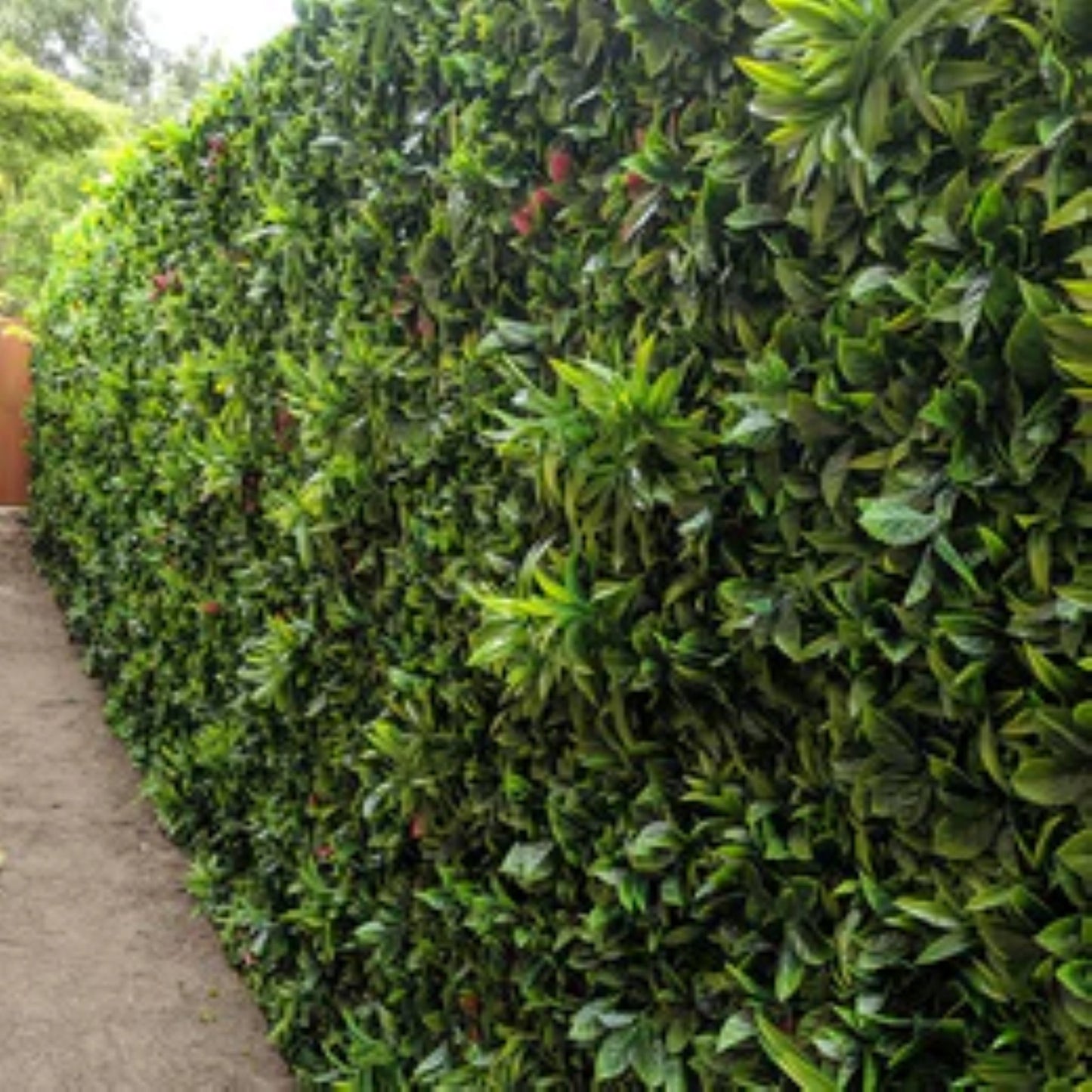 UV-resistant commercial artificial meadow greenery panel