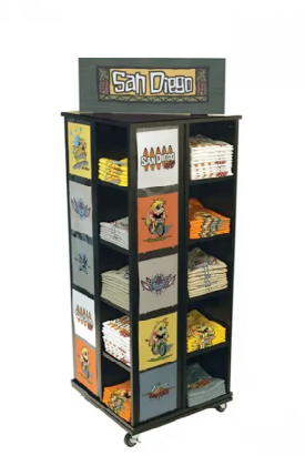 HEAVY DUTY TSHIRT DISPLAY three