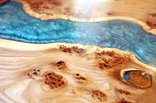 Handmade Epoxy River Tabletop1
