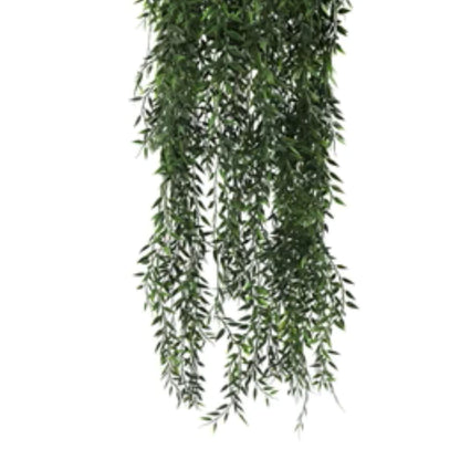 Lifelike artificial fern basket for indoor and outdoor use