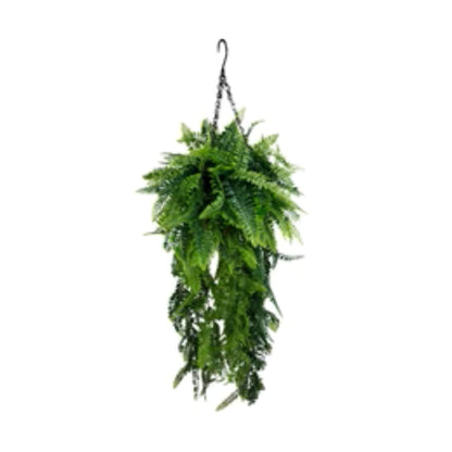 UV-resistant artificial fern décor for patios and entryways
