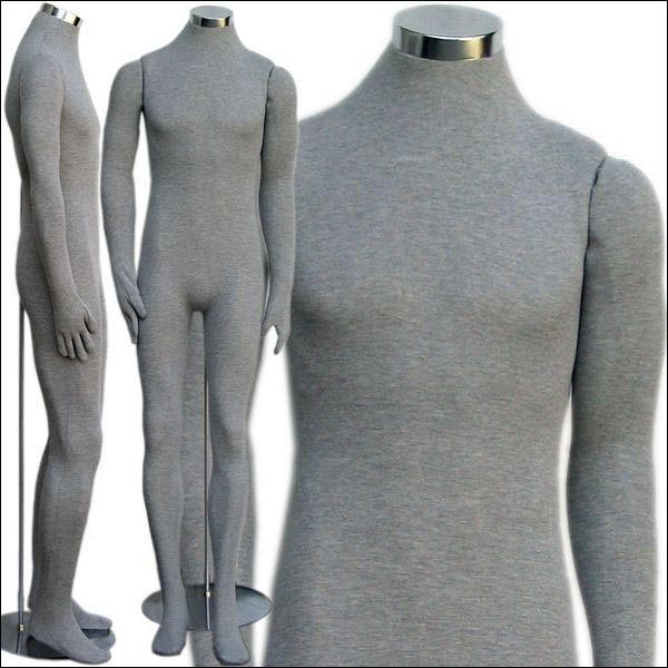 Headless Male Soft Body Bendable Mannequin - Multiple Finish Options - 1