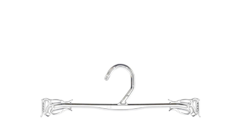 9 1/2â€²â€² Bra & Panty Hanger Clear - 1