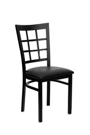 METAL AND INDUSTRIAL CHAIRS two