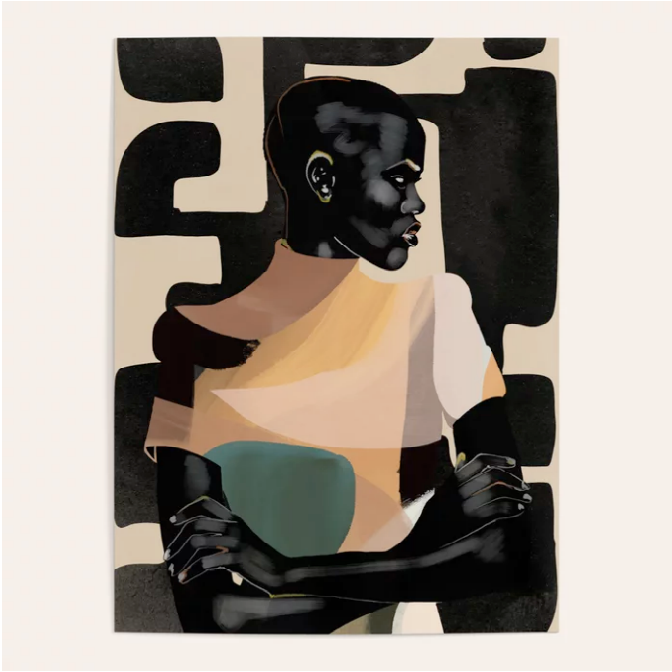 Portrait in Form Poster