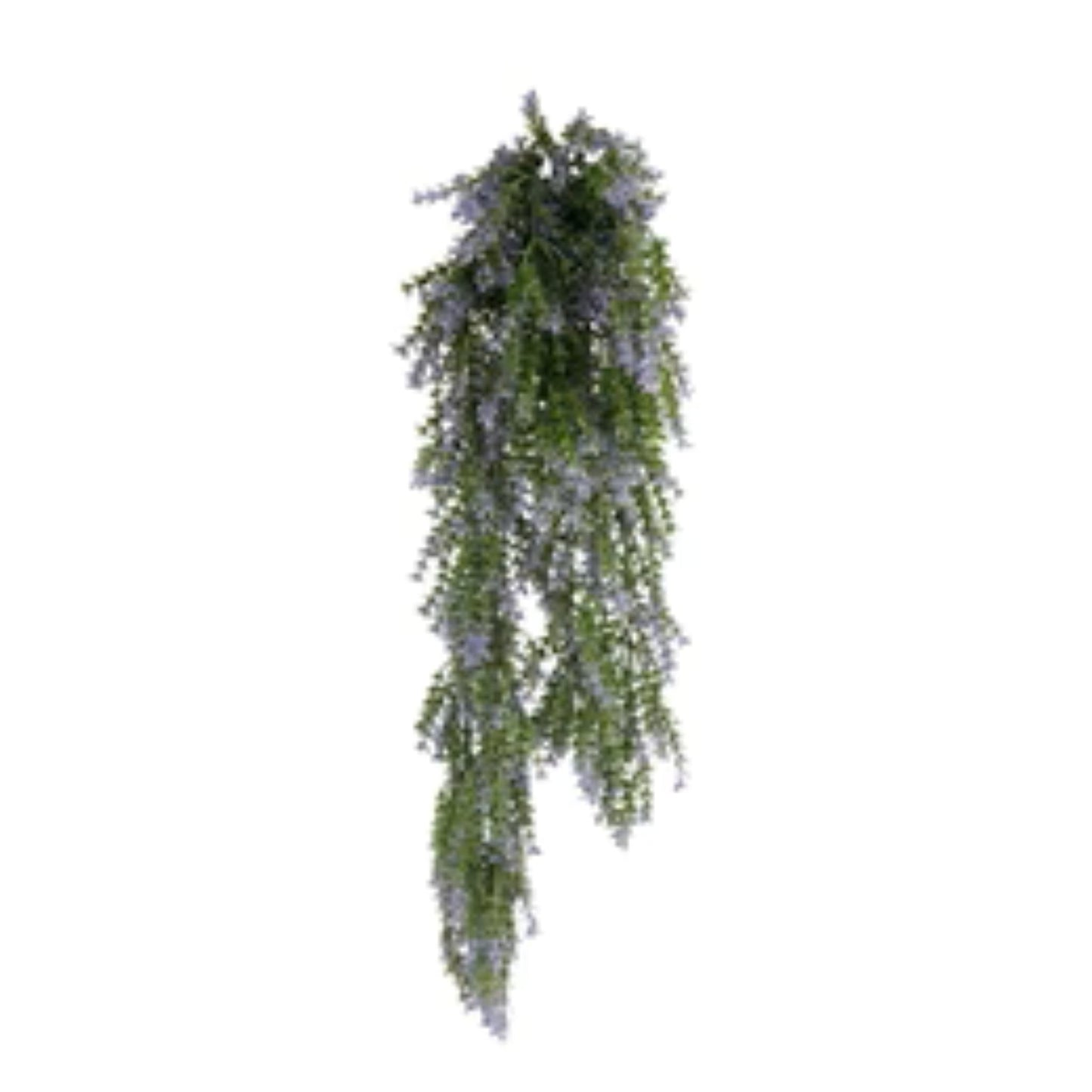 Artificial purple and green willow leaf hanging garland