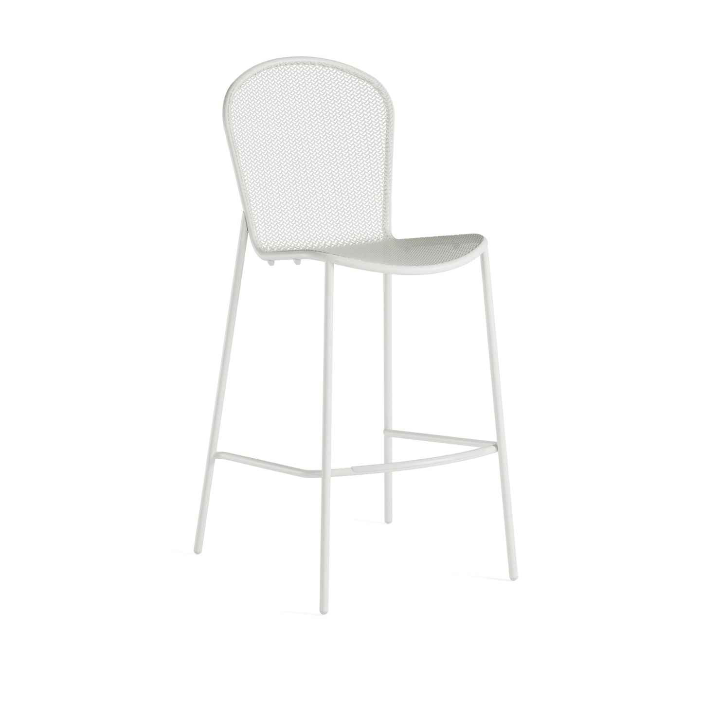 White Emu Ronda 2.0 Bar E460 steel barstool with mesh back and seat