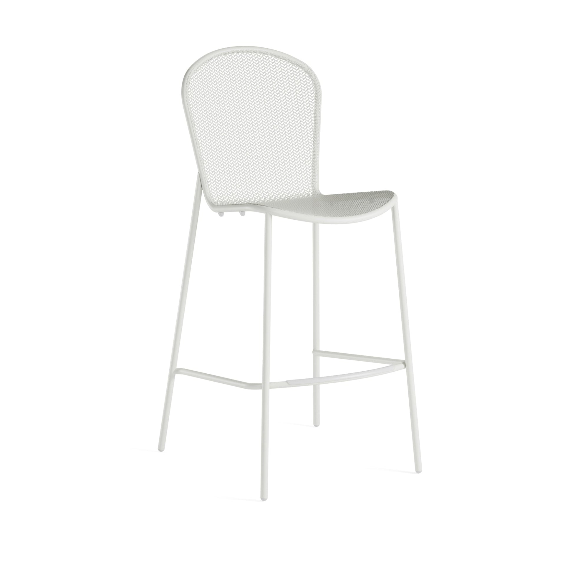 White Emu Ronda 2.0 Bar E460 steel barstool with mesh back and seat
