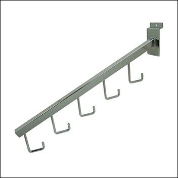 5 Hook Square Tubing Waterfall for Slatwall - 1