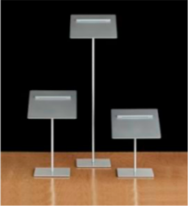 Silver Powder Coat Shoe Risers - 1