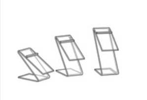 Z Bend Shoe Risers Clear acrylic - 1