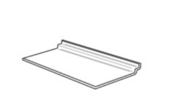 Premium 1/8" thick Acrylic Slatwall Shelves - 1