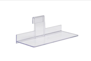 4" x 10" Economy Shoe Shelf for Grid Panel - 1