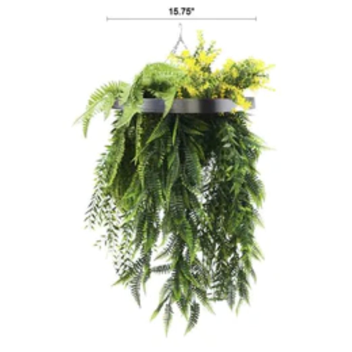 small UV-resistant tropical greenery disc