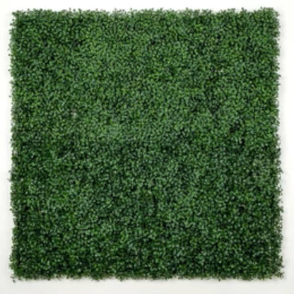 dark artificial boxwood wall panels 40x40 set