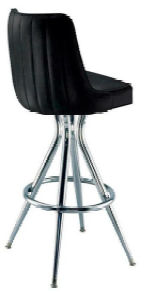 Stools w backs nine