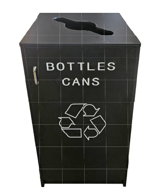TRASH RECEPTACLES five