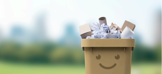 TRASH RECEPTACLES one