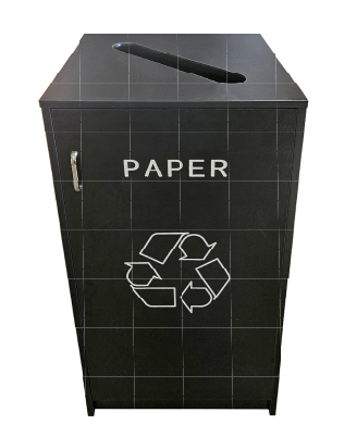 TRASH RECEPTACLES six