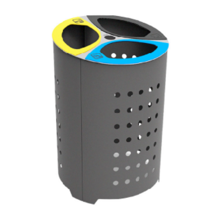 TRASH RECEPTICLES