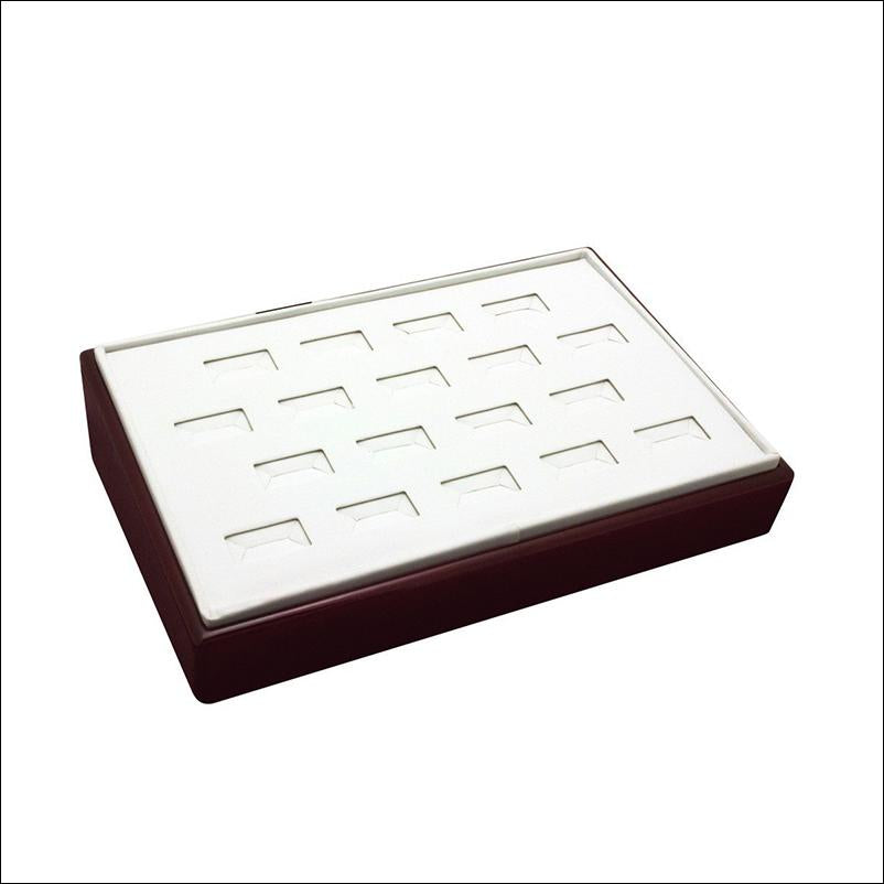 Rosewood Ring Tray 18 Slot - 1