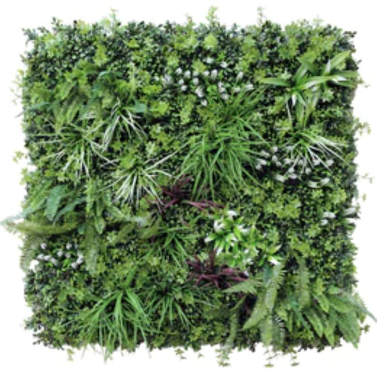 Luxury Tropical Vista artificial vertical garden panel measuring 40 by 40 inches