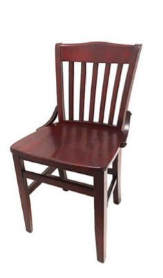 Wood chairs five