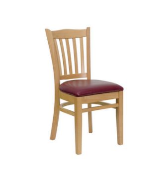 Wood chairs nine