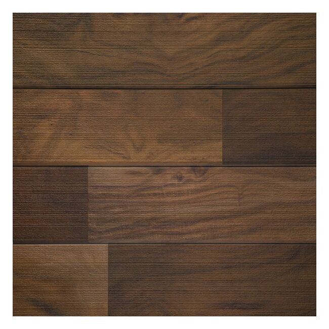 Acacia wood wall panel measuring 24 by 96 inches with natural grain pattern