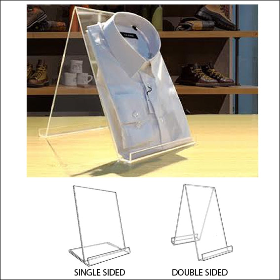 Acrylic Shirt Display Easel - 1