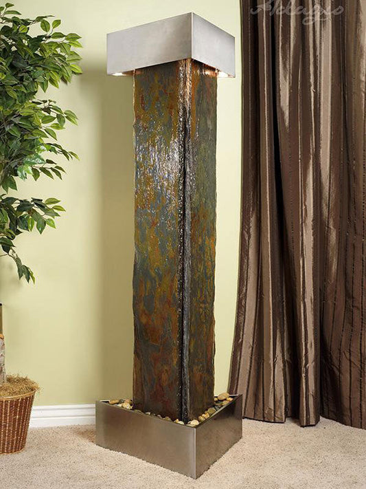 Artesian Springs freestanding floor water fountain for restaurant or hotel interiors