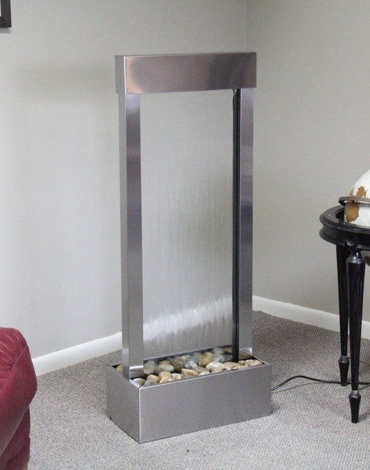 Bantam River floor water fountain for restaurants and hotel interiors