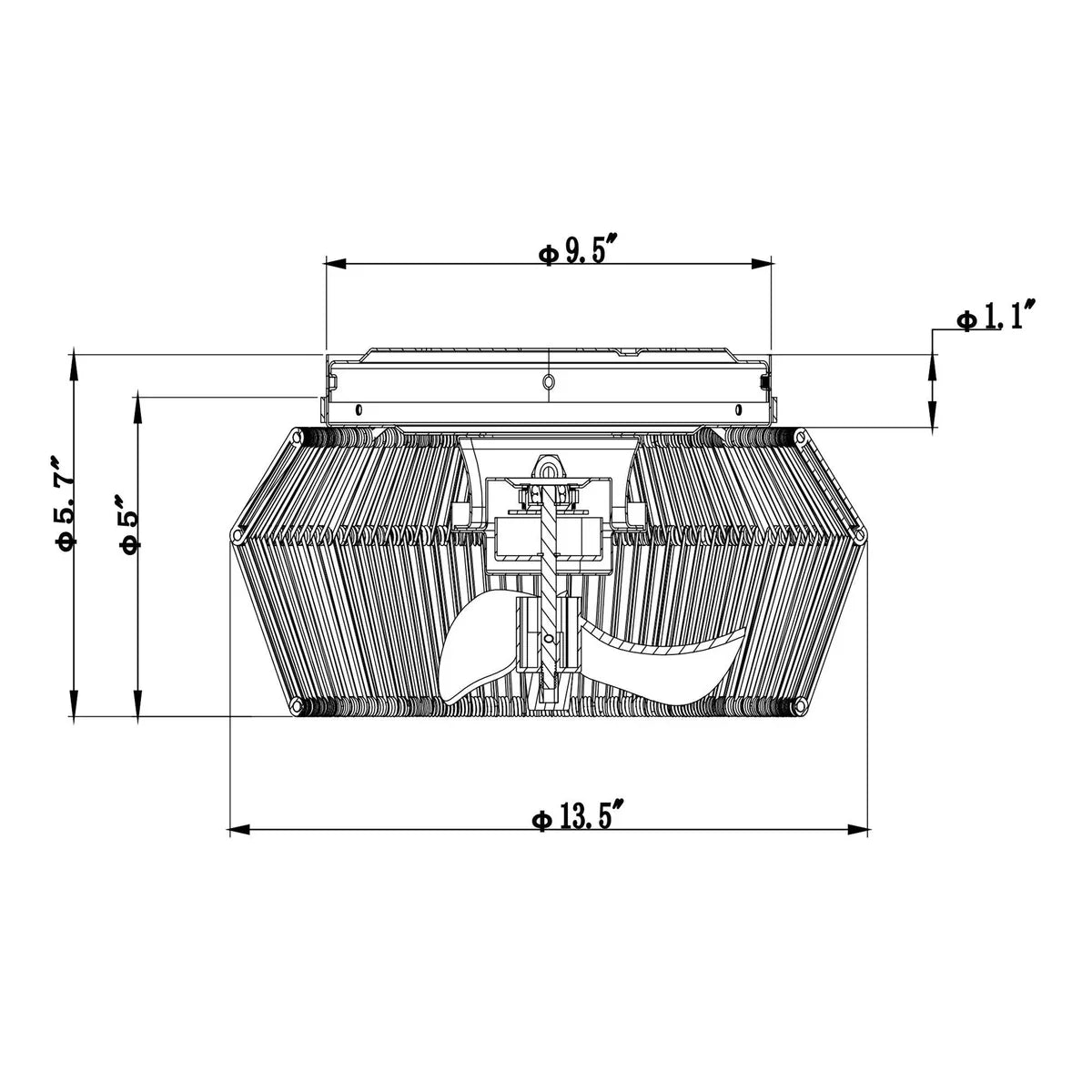Rustic flush mount ceiling fan with woven rattan light fixture and remote control with dimensions