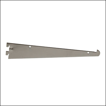 Chrome 12" Shelf Bracket for Universal Slotting - 1