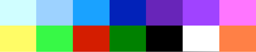 cafe umbrella colors