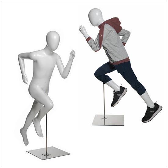 Children Retail Mannequin Series - Running Pose - 1