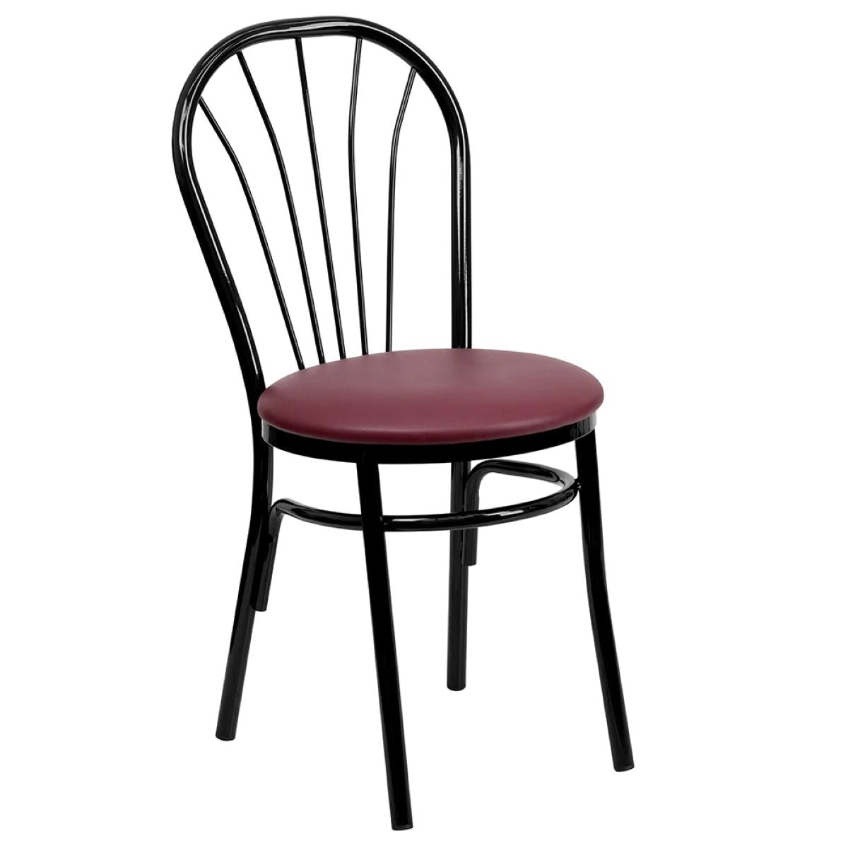 Commercial Metal Fan Back Restaurant Chair | Hercules Series