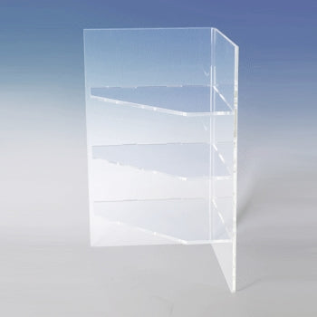 Acrylic Countertop Corner Shelving - Multiple Sizes - 1