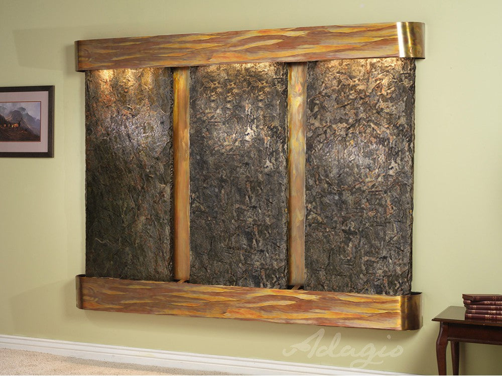 Deep Creek Falls wall-mounted water fountain for hotel or restaurant interiors