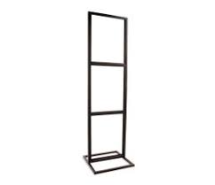 22" x 28" Bulletin Sign Holder w/ Flat Base - Black and Chrome22" x 28" Bulletin Sign Holder w/ Flat Base - Black and Chrome - 1