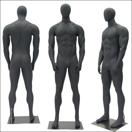 Fit Guy - Athletic Male Mannequin in Straight Standing Pose - 1