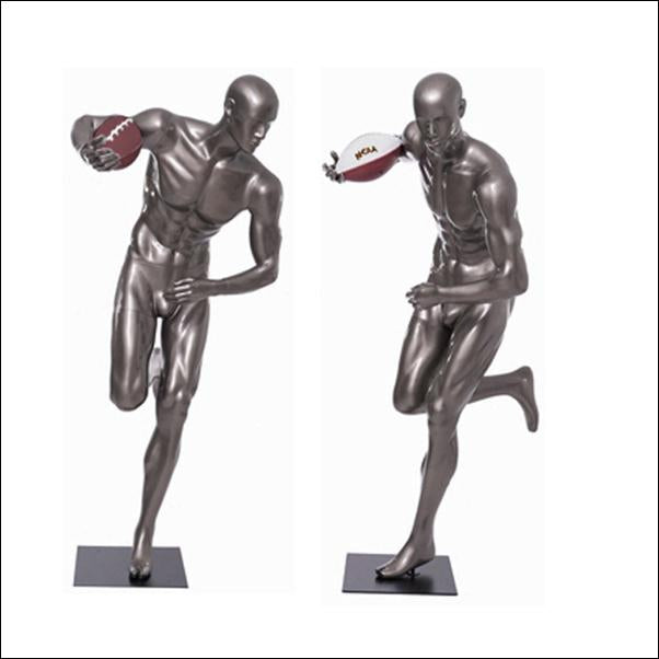 Football Player Mannequin with Juke Move Pose - 1