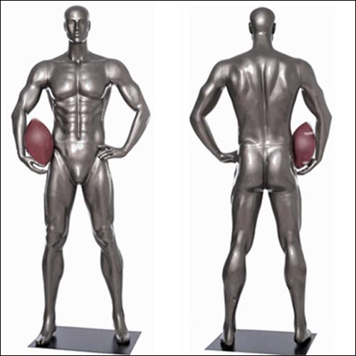 American Football Player Standing Tall with Hand on Hip - 1