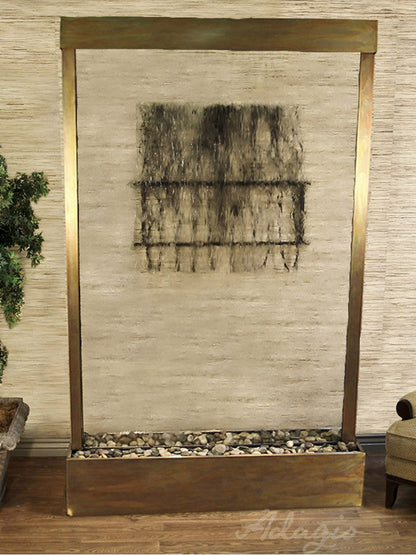 Grandeur River floor water fountain for restaurants, hotels, and cafés
